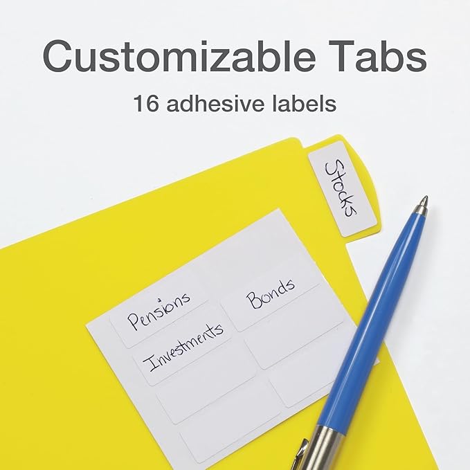 Oxford Plastic Binder Dividers for 3 Ring Binder, Durable Plastic Binder Divider, 8 Tab, Multicolor Tabs, 3 Hole Punched, Letter Size, 6 Sets (89601)