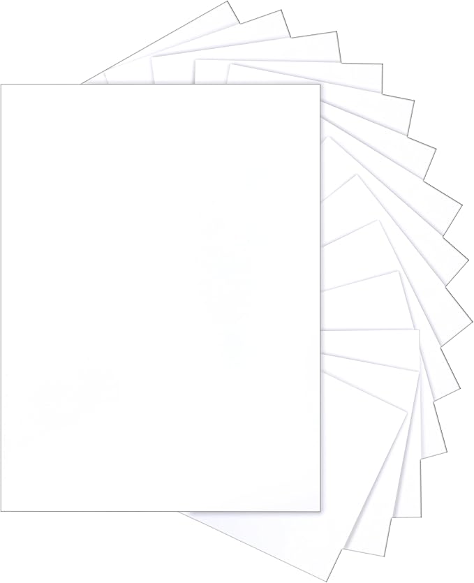 120 Sheets Bright White Cardstock 8.5 x 11 Certificate Paper, 92lb Heavyweight White Card Stock Printer Paper for DIY Cards, Business Cards, Invitations, Menus