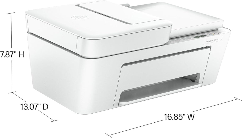 HP DeskJet 4227e Wireless All-in-One Color Inkjet Printer, Scanner, Copier, Best-for-Home, 3 Months of Instant Ink Trial Included (6W7F0A)