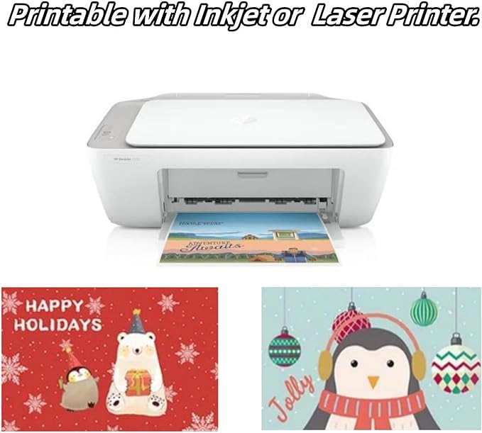 Baisunt 50 Pack 4x6 White Cardstock Paper Blank Thick Heavyweight 92lb Card Stock for Making Greeting Cards, Invitations cards, Photos, Postcards