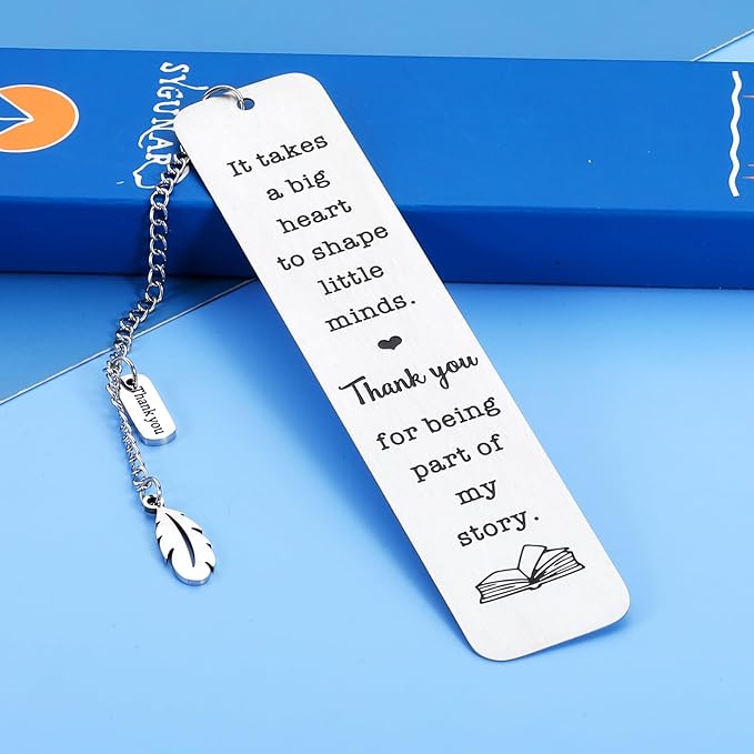 Teacher Appreciation Gifts for Women Men Teacher Bookmark Teachers Day Thank You Gifts for Teacher Graduation Thanksgiving Christmas Birthday Teacher Gifts for Women