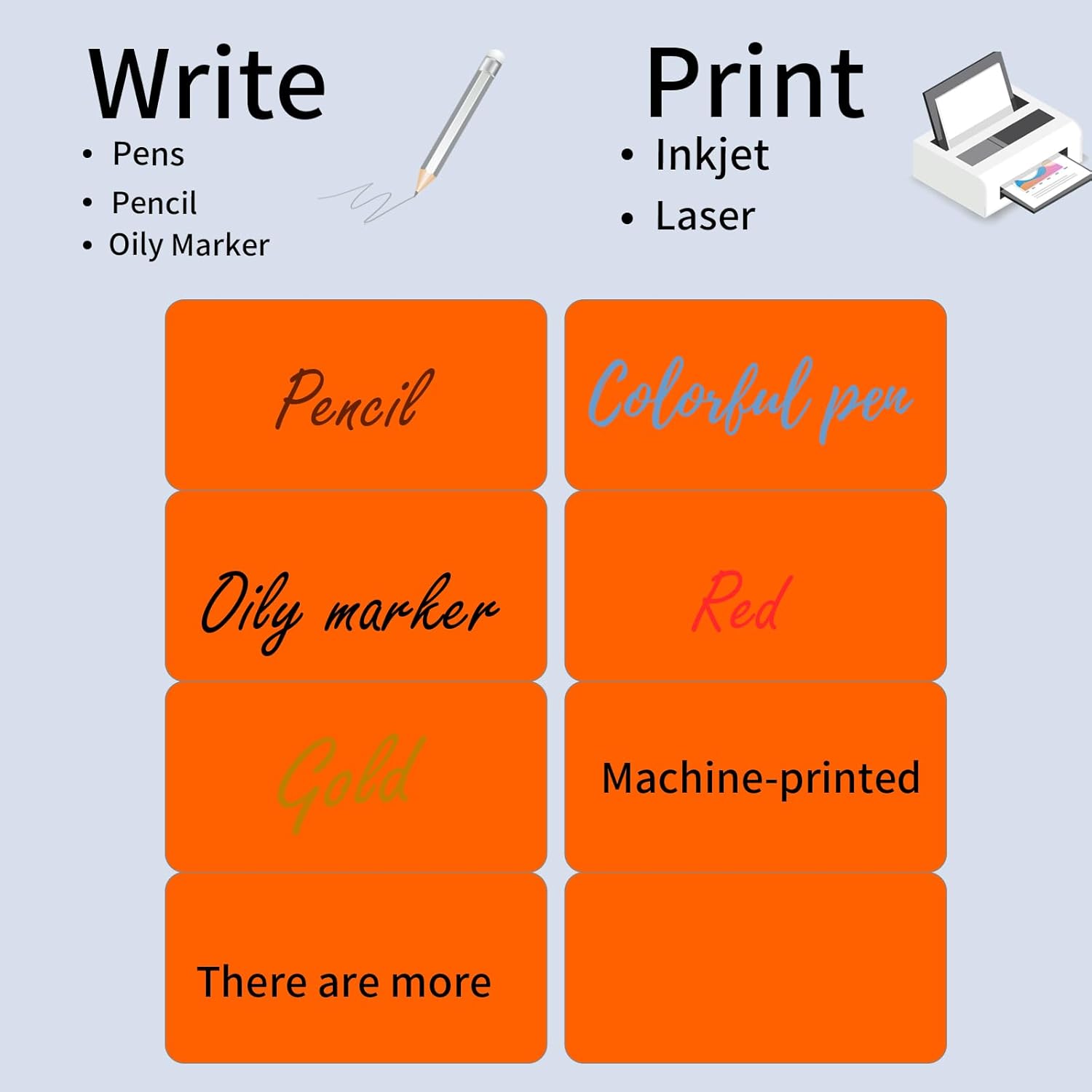 STARLIBOO 2" x 4" Colored Labels Stickers Fluorescent Bright Moving Labels for Laser/Inkjet Printer, Permanent Adhesive