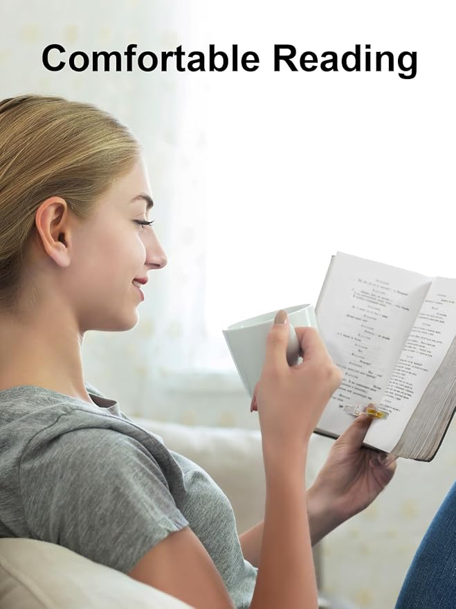 4 Pieces Dried Flower Resin Book Page Holder Transparent Thumb Ring Page Holder Handmade Personalized Flower Resin Bookmark Reading Accessories Gift for Teachers Book Lovers (Classical)