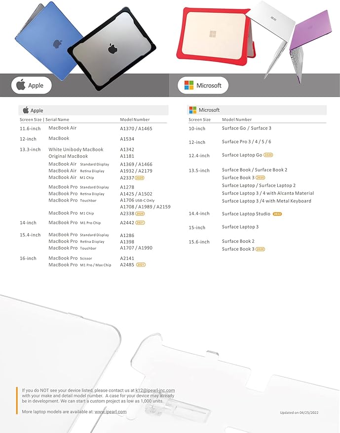 mCover Hard Case Only Compatible for 13.5" Microsoft Surface Laptop (5/4 / 3/2 / 1) with Alcantara Keyboard - Red