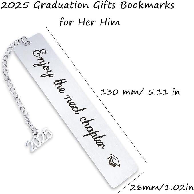 2025 Graduation Gifts for Women Men Class of 2025 Graduation Gifts for Him Her High School College Graduation Gifts for Girls Boys Senior Bookmark Grad Gifts for Medical Nurse School Student