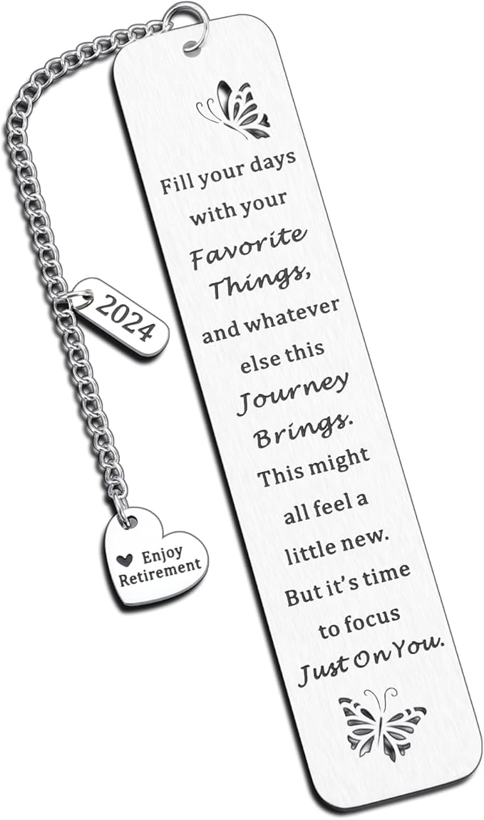 Graduation Retirement Gifts for Women Christmas Retirement Bookmark Gift for Female Her Women Thank You Gifts for Teacher Coworker Friends Retirement Gifts for Employee Boss Leader Retirement Focus