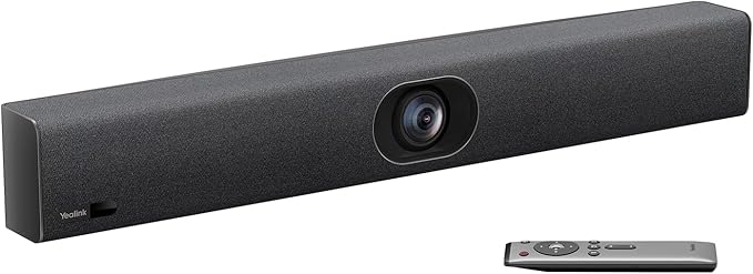 Yealink UVC40 E2 USB Conference Room Camera System 4K Video Conference Camera 120° Wide-Angle Lens 8 Microphone 5W High-Fidelity Speaker Auto Framing Speaker Tracking Compatible with Microsoft, Zoom