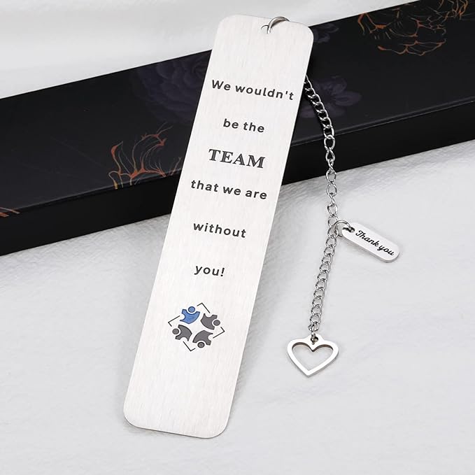 Team Appreciation Gifts for Women Men Boss Day Gift for Boss Lady Leader Mentor Christmas Present for Manager Supervisor PM Office Coworkers Birthday Gift for Colleague Going Away Retirement Bookmark