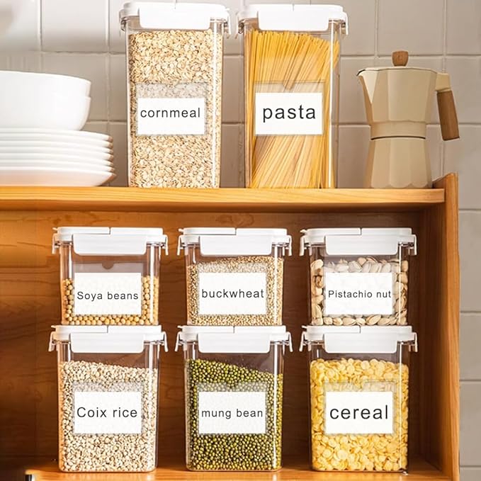 60 Pack 3 X 5 Inches Adhesive Index Card Pockets, Clear Self Adhesive Label Pockets Label Holders Card Holder Shelf Label Holder for Organizing, Storage Bins (3.7 x 5.3 inches)