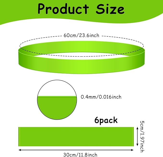 6 Pack Chair Bands for Kids with Fidgety Feet, ADHD Tools for Kids, ROOKEA Sensory Room Must Haves for Adhd Kids Fidget Chair Bands Autism Classroom Must Haves ADHD Tools for Classroom Home Chairs