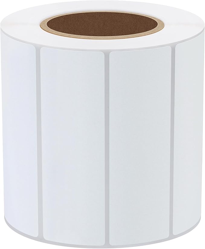 Hybsk 3x1 inch Direct Thermal Labels for Barcodes, Address, Compatible with Rollo Label Printer & Zebra Desktop Printers (3"x1",White)