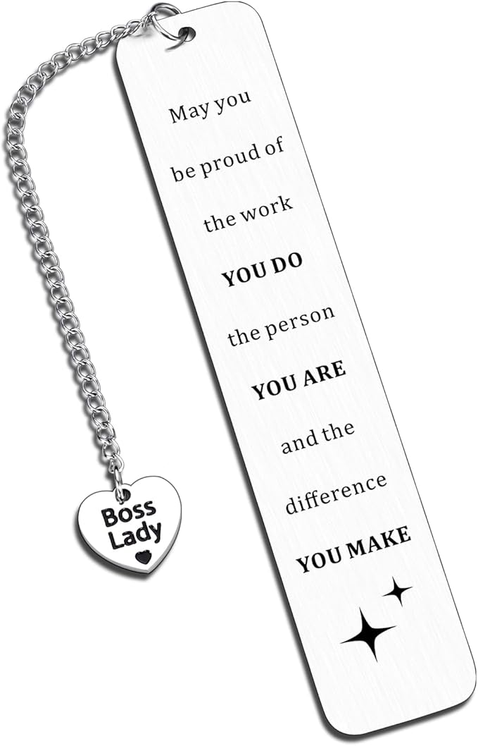 Stocking Stuffers for Boss Lady-Promotion Gifts for Women Book Mark for Reading Women White Elephant Gift for Bosses Secret Santa Gift for Female Best Manager Gifts Boss Leader Gift