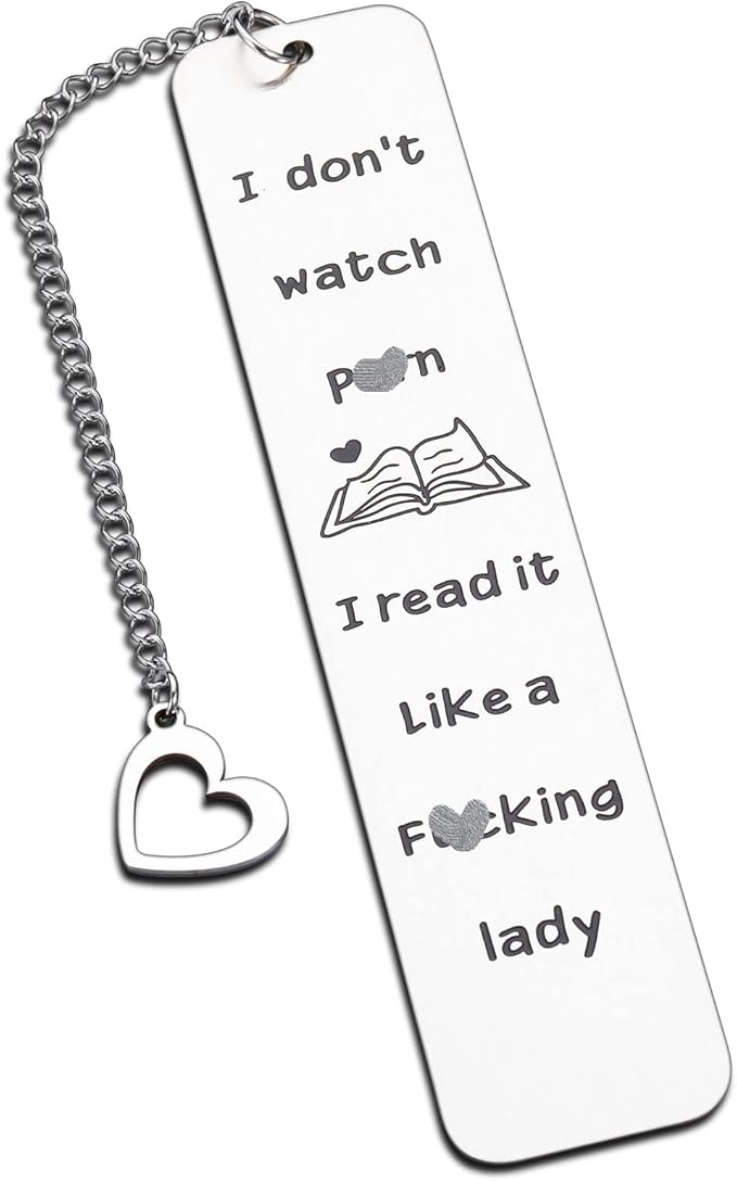White Elephant Gifts for Adults, Christmas Gifts, Stocking Stuffers for Women, Gag Gifts, Funny Smutty Bookmarks for Women Reading Book Lovers Spicy Book Mark for Coworker Anniversary Valentines