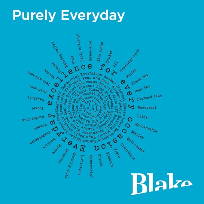 Blake Purely Everyday #10 Pack of 1000 Peel and Seal Envelopes (29215-76) White - 4 1/8" x 9 1/2"