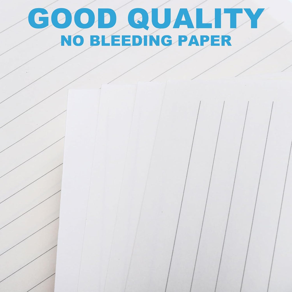 PATIKIL A6 Ruled Refills Inserts 6-Ring Binder Loose Leaf Planner Filler Paper Planner Inserts, 160 Sheets/320 Pages, Lined, White