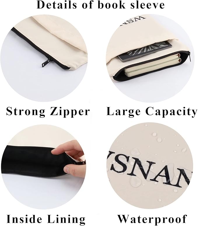 PLITI Eat Sleep Anime Repeat Cute Kawaii Manga Gift Anime Book Sleeve Anime Lover Gift Japanese Anime Fans Gift (Sleep Anime Repeat BS)