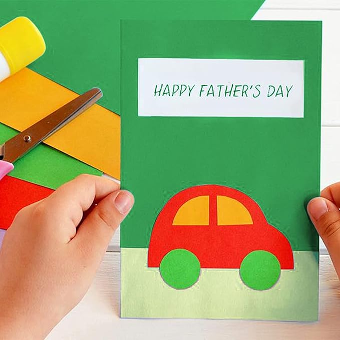 25Sheets Green Cardstock Paper, 8.5 x 11 Card stock for Cricut, Thick Construction Paper for Card Making, Scrapbooking, Craft 90 lb / 250 gsm