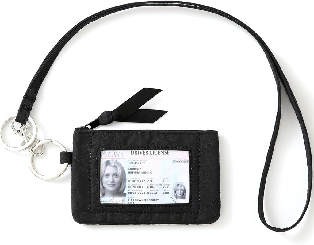 WONDERFUL FLOWER Lanyard Wallet, ID Holder, ID Wallet with Lanyard, Keychain Wallet for Women, Card Holder Wallet