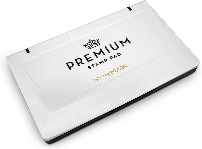 Premium Stamp Pad Medium Size 3" x 4" - for Traditional Rubber Stamps - Felt Pad Dry (No Ink)