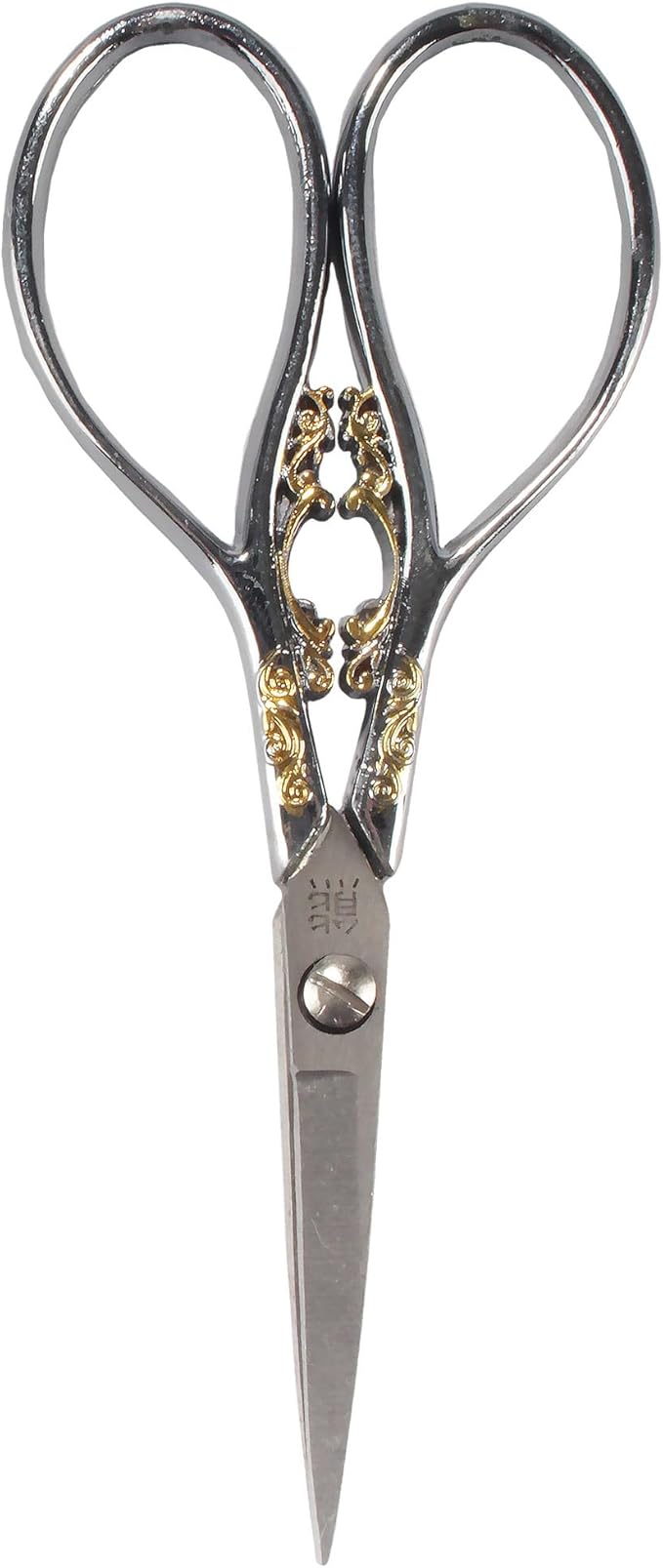 JubileeYarn Scrollwork Embroidery Craft Scissors - Silver - 1 Scissor