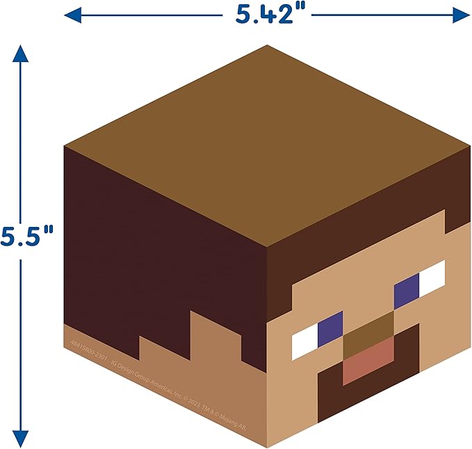 Eureka Minecraft Paper Cut-Out Classroom Decorations for Teachers, 36 Pieces