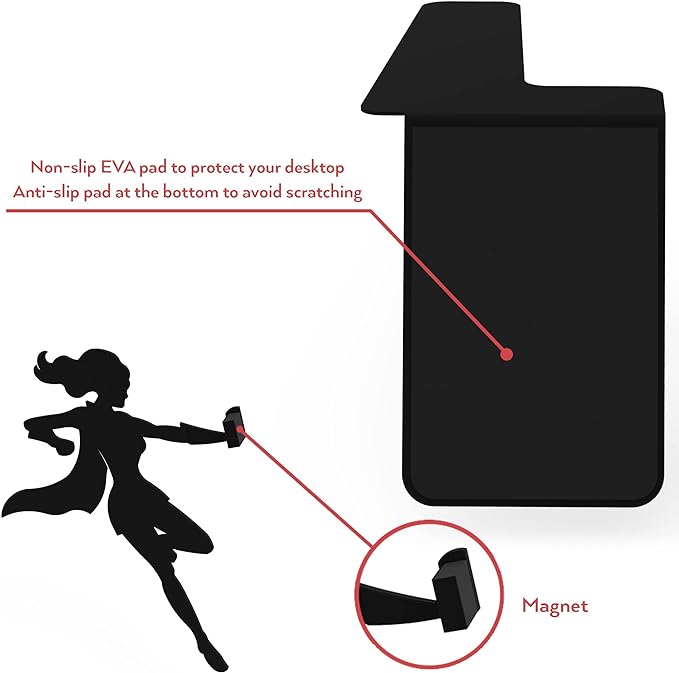 Artori Design Book Ends to Hold Books Heavy Duty - Hidden Metal Bookends for Shelves Desk - Bookend Book Holder for Home Decorative - Gift for Book End Lovers and Home Décor (Supergal - Set of 2)