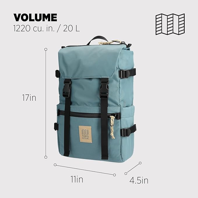 Topo Designs Rover Pack Classic, Sea Pine, One Size