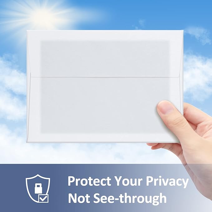 ValBox 5x7 Envelopes for Invitation 100 Qty A7 Envelopes Self Seal White, Printable Paper Envelope for 5x7 Cards, Weddings, Baby Shower, Stationery, Office, 5.25 x 7.25 Inches