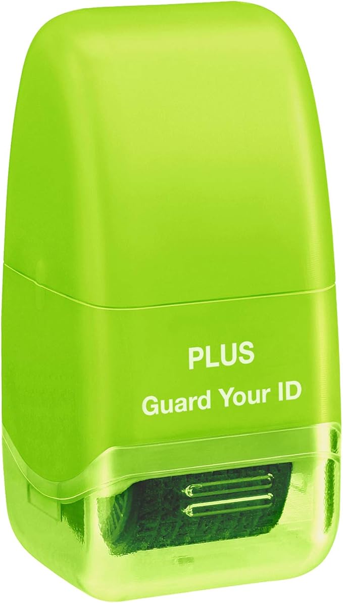 Guard Your ID Roller Identity Security Stamp Roller (Green) IS-520CM