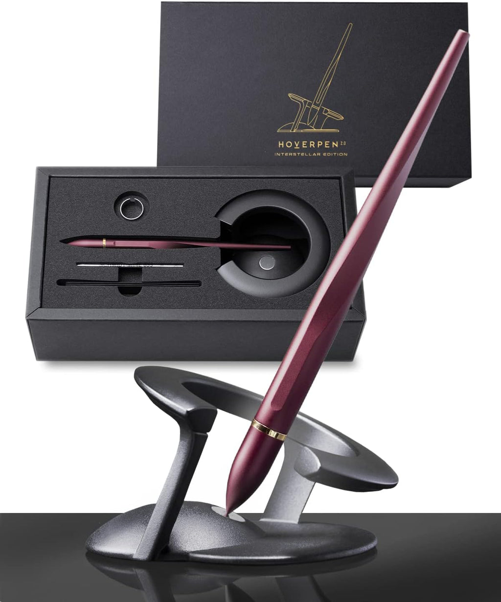 novium Hoverpen Interstellar - Unisex Ballpoint Pen, Mars Magma, 23.5 Degree Angle, Premium Design, Smooth Writing, No Spills