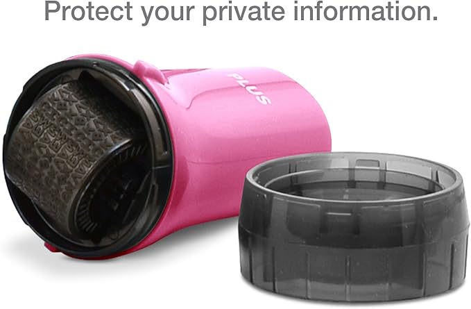 Guard Your ID Advanced Security Roller 2.0 Identity Theft Prevention Stamping Pink