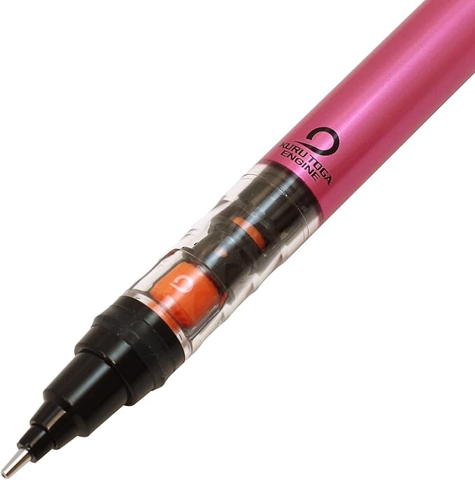 Uni Mechanical Pencil Kurutoga Pipe Slide Model 0.5mm, Pink Body (M54521P.13)
