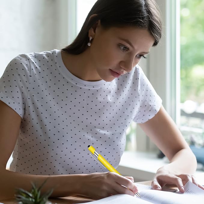 Eersida 40 Pcs Snarky Office Pens Funny Insulting Pens Arcastic Negative Quotes Ballpoint Macaron Touch Stylus for Office, Black Ink