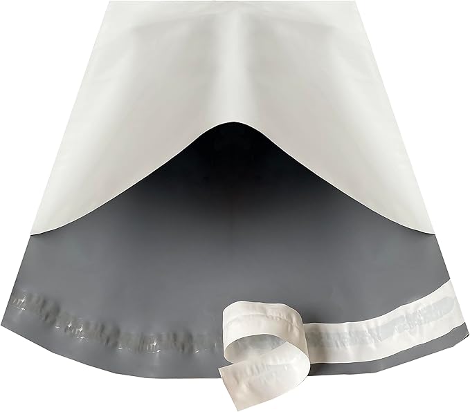 Colored Poly Mailers Pack of: (White, 10" x 13" pack of 500) Be creative with your packaging with Colored mailers