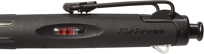 Tombow 56065 AirPress Ballpoint Pen, Black, 1-Pack. Pressurized Pen Easily Writes Overhead and on Wet Paper