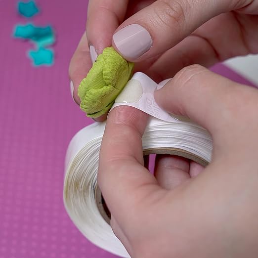 Glue Dots, Crafter's Pack, Double-Sided, Mini Dots, Craft Dots, Micro Dots, Permanent, 825 Dots, DIY Craft Glue Tape, Sticky Adhesive Glue Points, Liquid Hot Glue Alternative, Clear, 3 Pack