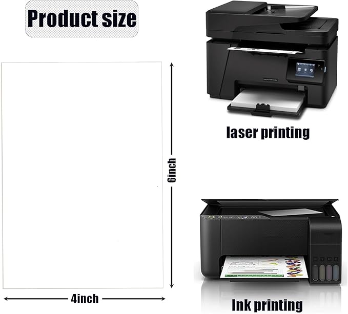 50 Pack 4x6 White Cardstock Paper Blank Thick Heavyweight 92lb Card Stock for Making Index Cards, Invitations cards, Postcards