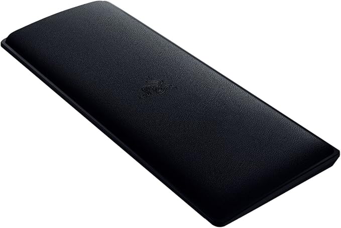 Razer Ergonomic Wrist Rest for Mini Keyboards: Plush Leatherette Memory Foam Cushion - Anti-Slip Rubber Feet