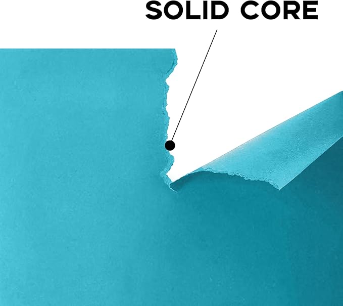 100 Sheets Light Blue Cardstock 8.5 x 11 65lb Pastel Paper, Goefun Blue Card Stock Printer Paper for Wedding Invitations, DIY Cards, Menus, Crafts