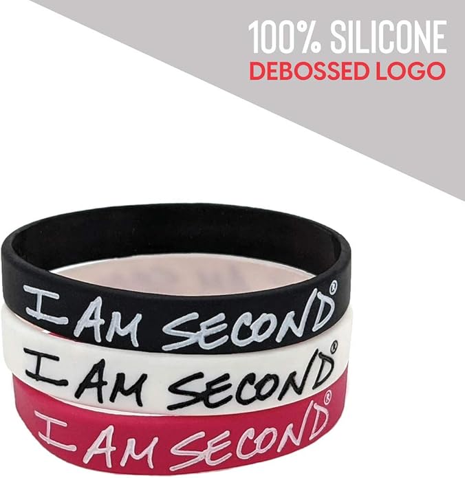I Am Second 3-Pack Adult Multi-Color Wristband Bundle