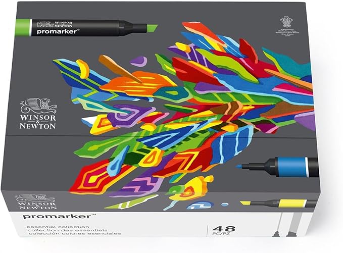 Winsor & Newton Promarker, Set of 48, Essential Collection
