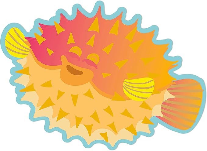 Eureka Seas The Day Fish Paper Cut-Out Classroom Decorations for Teachers, 36 Pieces