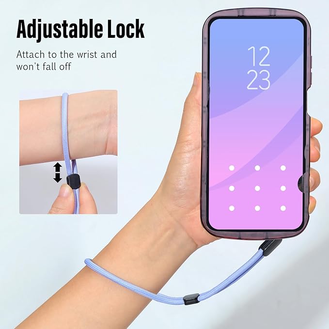 Wrist Strap Lanyard, 8 Pack Adjustable Wristlet Phone Lanyards for Keys, Cell Phone, Camera, USB Flash Drives, Flashlight, Keychain, ID Name Tag Badge(Mix Color)