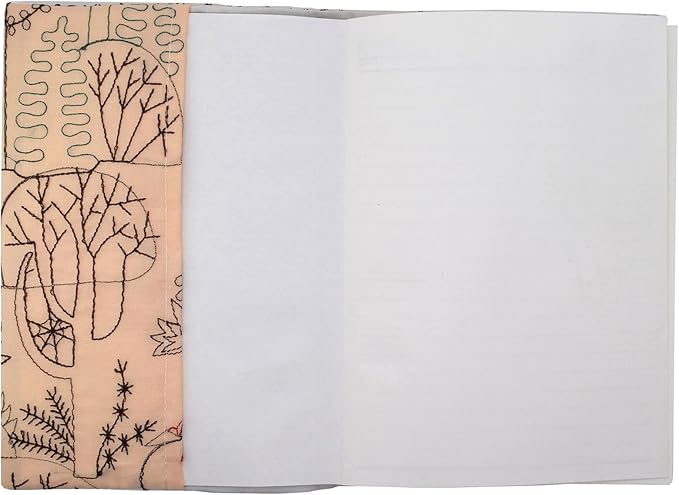 BLBMH Book Covers for Paperbacks Fit for 5.5x8.4 inch Adjustable Book Sleeve Cover for A5 Books Soft Cloth Protector for Notebook Journal - Owl