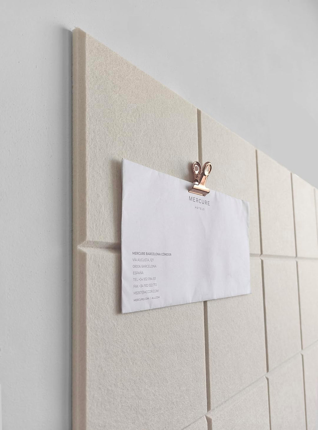 Cork Board 24 x36 Alternative - 6 Pack Felt Wall Tiles with Safe Removable Adhesive Tabs, Cork Boards for Walls Cork Board for Home Office Pin Board Tack Board - Beige