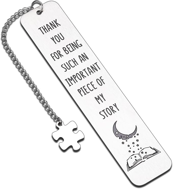 Thank You Gifts for Women Men Bookmarks for Book Lovers Employee Appreciation Gifts for Coworkers Boss Male Teacher Gifts Valentine Christmas Metal Bookmark Gifts for Readers Retired Office Bulk Gifts