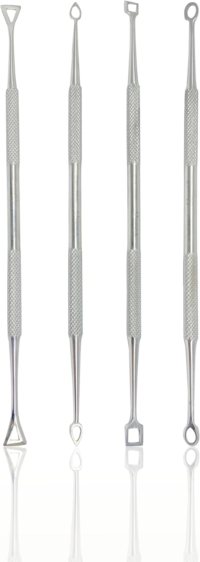 CYNAMED Stainless Steel Spatula Wax & Clay Sculpting Tool Carver Set (4PK)