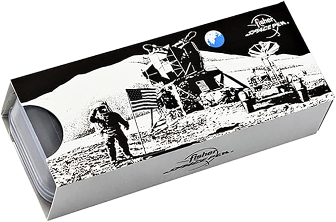 Fisher Space Pen Bullet Pen, Ballpoint, Black Ink, Matte Black, Pocket Clip, Gift Box