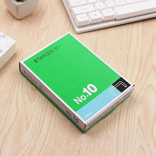 Staples Mini Metal Staples 1000Pcs/Lot No.10-1M Stationary No.10 Binding Stapler Office Binding Supplies Student Stationary School Supplies Manual Staplers