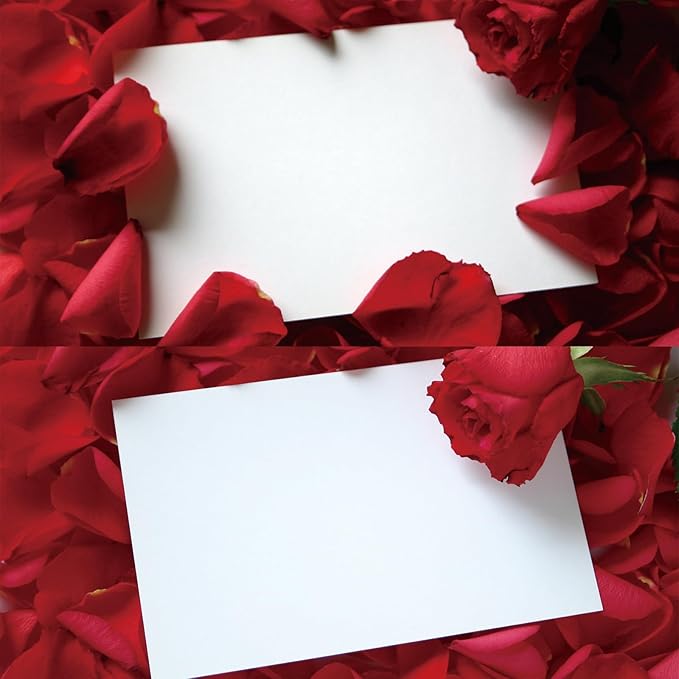 100 Sheets White Cardstock Thick Paper - Blank Heavy Weight 350gsm Cover Card Stock for Invitations,Stationery Printing,Scrapbooking,Crafts,DIY Cards, Paper Crafting (12x18 Inches)